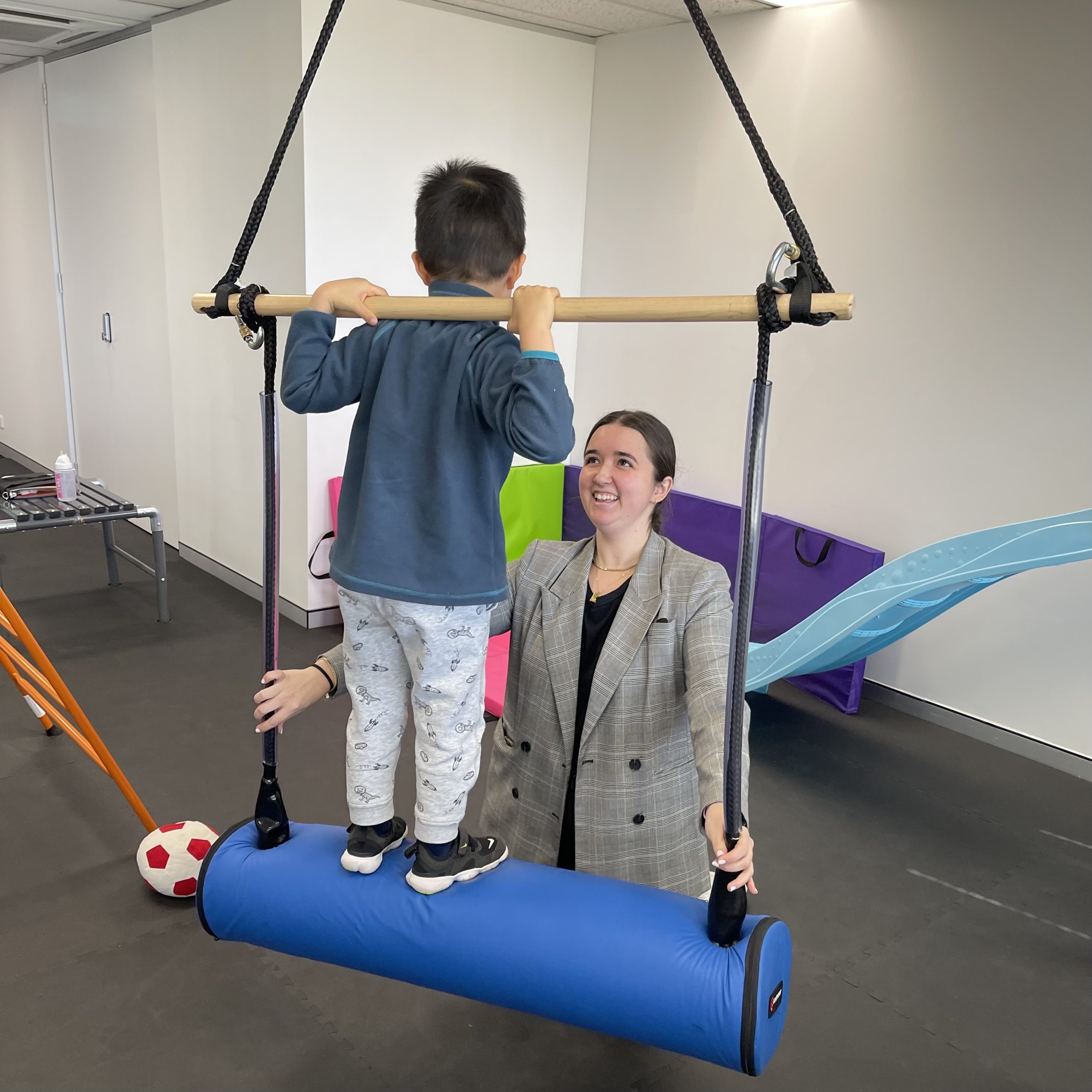 A child working with anxiety with occupational therapist to develop coping skills in Bondi Junction and Mascot