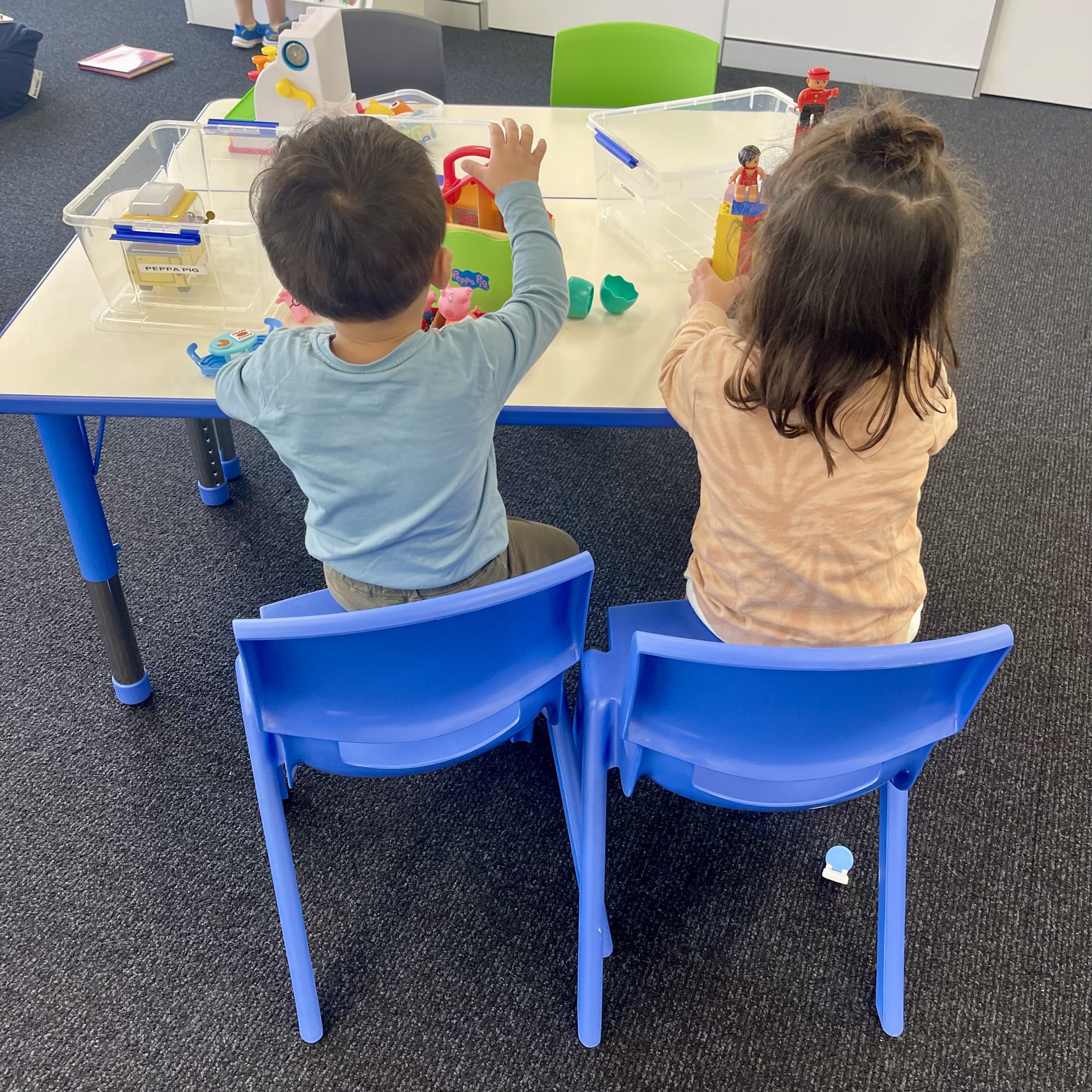 Children learning socials skills in the ESDM in our Sydney clinic